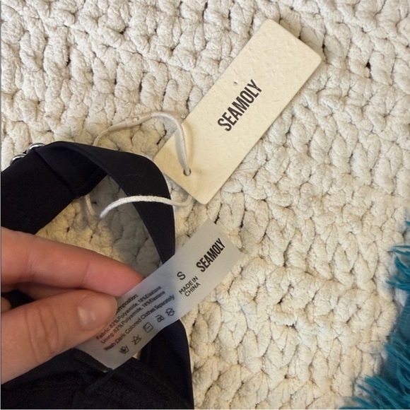 Tuckernuck x Seamolly Black and White One Piece Swimsuit - Picture 4 of 4